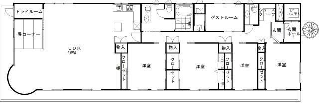 増田第6ビル(5SLDK/3階)の間取り写真