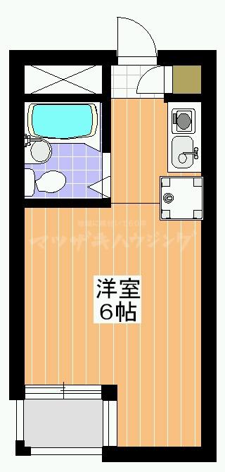 ラ・メゾン中井(ワンルーム/1階)の間取り写真