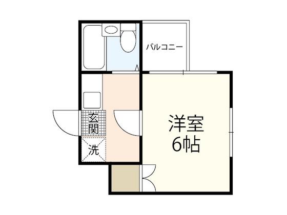 SHOEI BUILDING NO11(1K/4階)の間取り写真