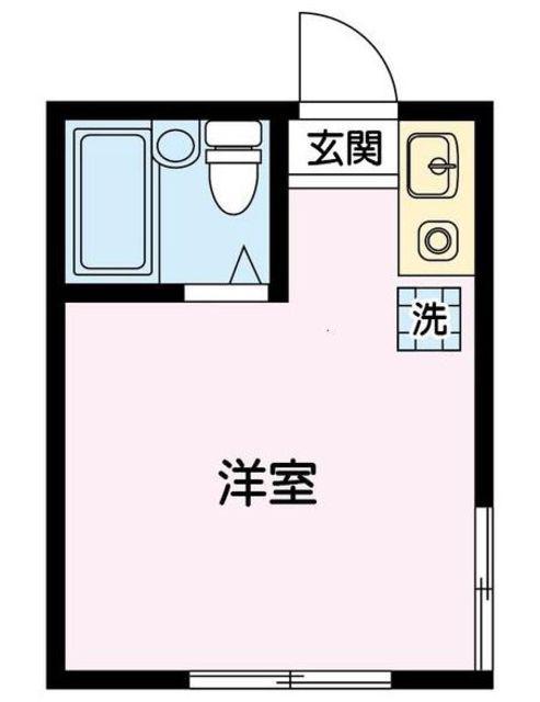 インペリアル中野(ワンルーム/1階)の間取り写真