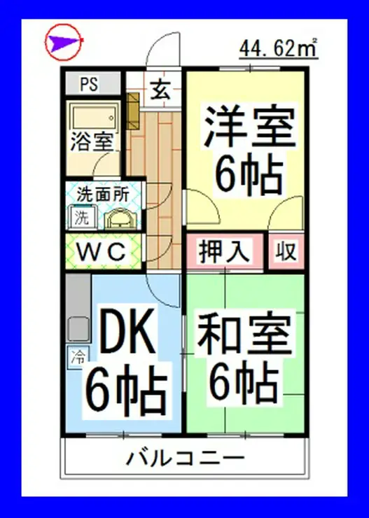 チャイルドシティB 2階階 間取り