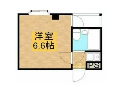 湊アパート(1K/2階)の間取り写真