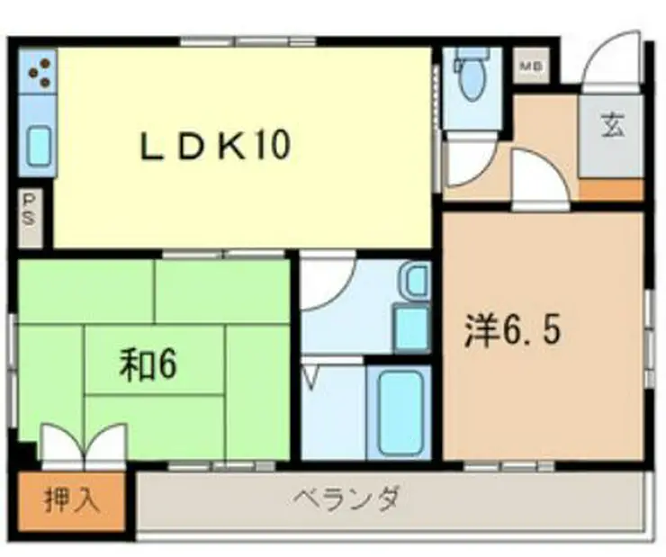 ブルーコート 4階階 間取り