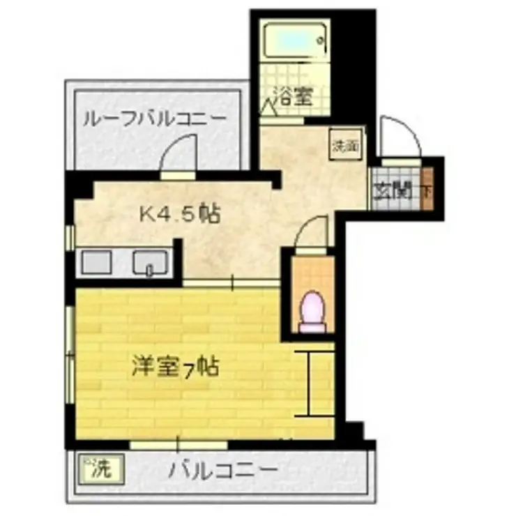 大西ビル 3階階 間取り