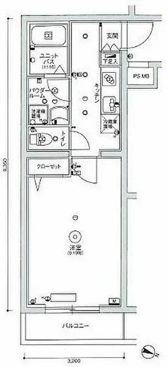 スカイコート板橋本町 4階階 間取り