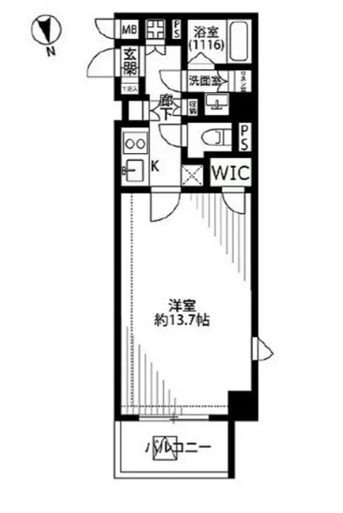 プレール・ドゥーク御徒町 9階階 間取り