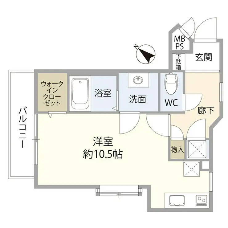 ガラ・シティ大井町駅前 1階階 間取り