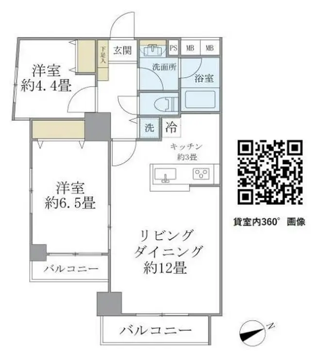 KDXレジデンス秋葉原 7階階 間取り