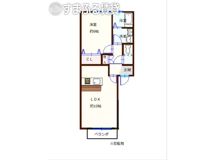 メゾンソフィア(1LDK/1階)の間取り写真