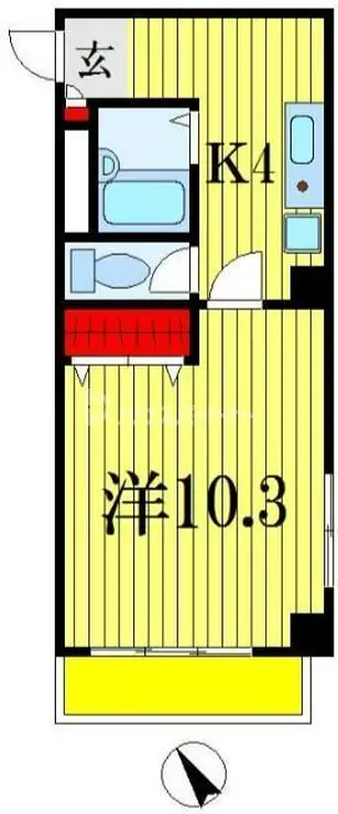 サンライズビル 3階階 間取り