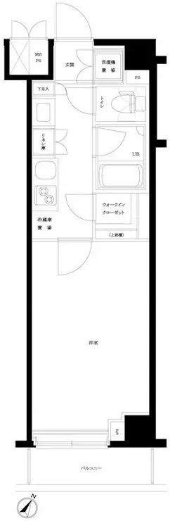 ルーブル下丸子参番館 6階階 間取り