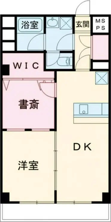 八王子スカイマンション 5階階 間取り