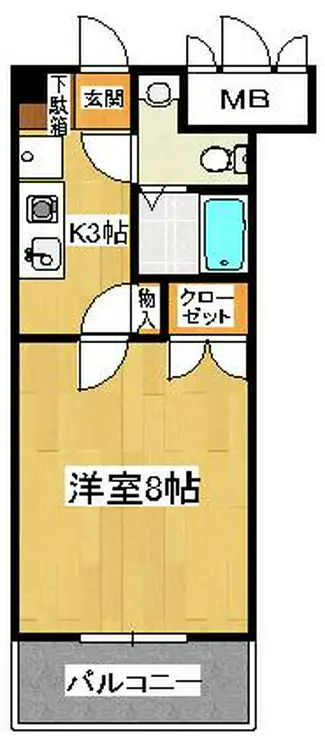 パークフィールド市川 4階階 間取り