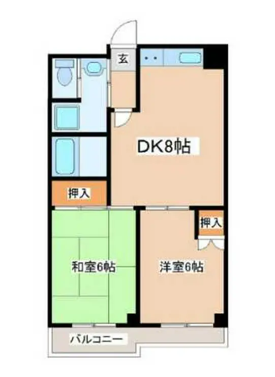フォルジュ・山田 3階階 間取り