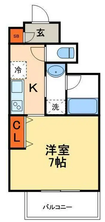 ヴィラ・セッコ 3階階 間取り