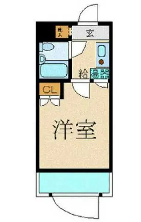 ダイニチ館F31番館 8階階 間取り