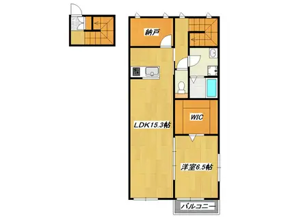 SDコート(1SLDK/2階)の間取り写真