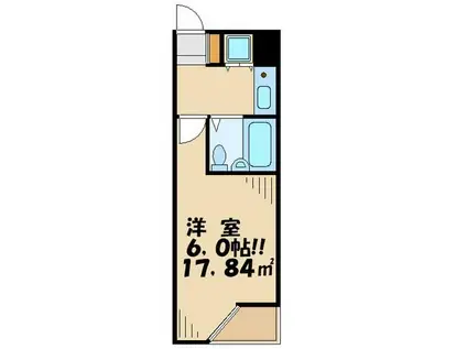 日神パレス永福町(1K/3階)の間取り写真