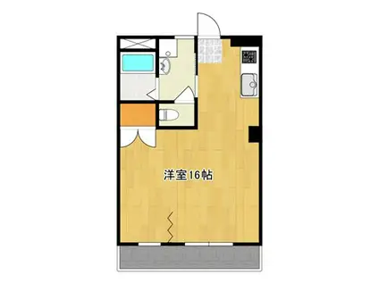 インテグラーレHIRO(ワンルーム/2階)の間取り写真