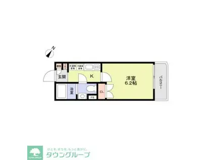 VISTA ASAGAYA.N(1K/2階)の間取り写真