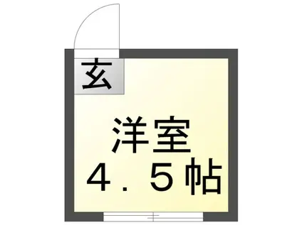 メゾン千里山(ワンルーム/3階)の間取り写真