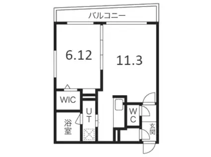 コローレ宮の沢(1LDK/4階)の間取り写真
