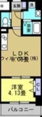 リアライズ堺宿院(1LDK/7階)の間取り写真