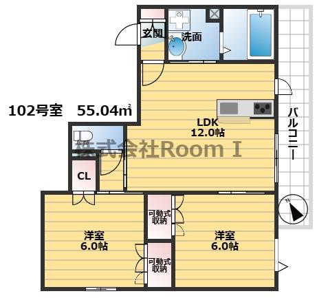 T S HAUS 東中本 旭化成ヘーベルメゾンHEBEL HAUS(2LDK/1階)の間取り写真