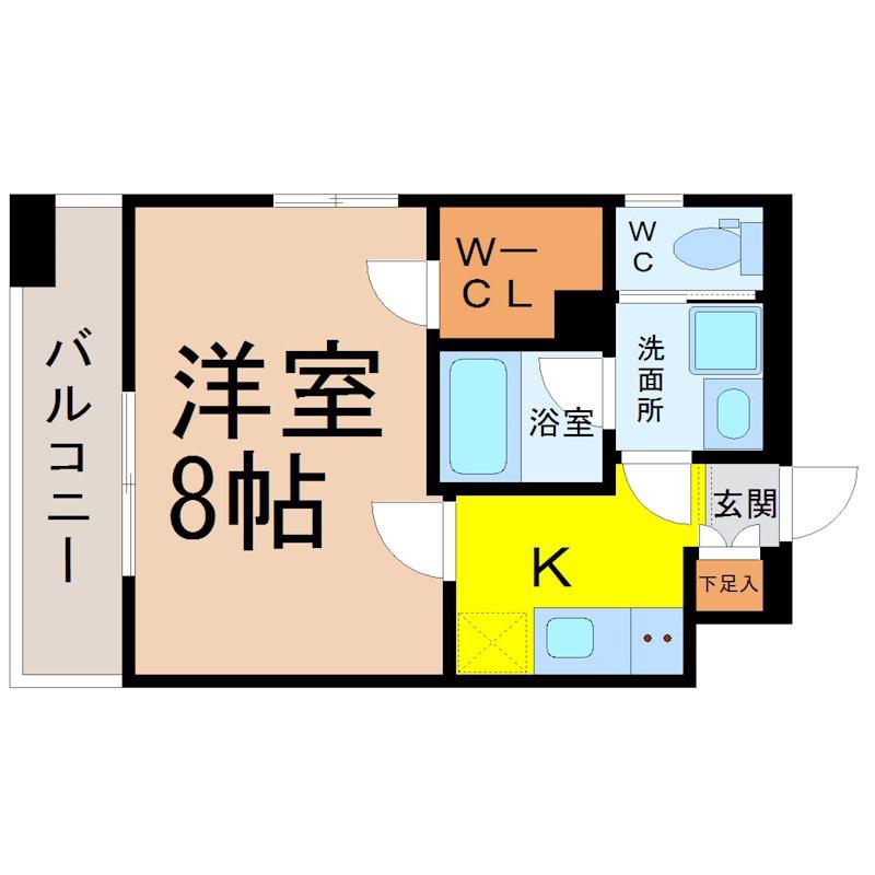 SD COURT KANAYAMA(ワンルーム/10階)の間取り写真