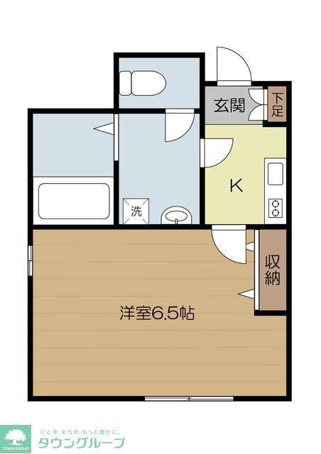 メゾンデール(ワンルーム/3階)の間取り写真