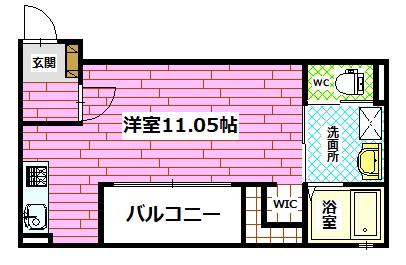 LE RIVAGE大町東(1K/3階)の間取り写真