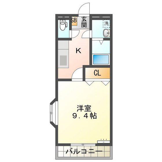 サンコーポHIROSAWA(1K/2階)の間取り写真