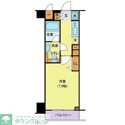 TOKIWADAI GRACE HILLS(1K/3階)の間取り写真