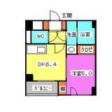 アーネスト(1DK/3階)の間取り写真