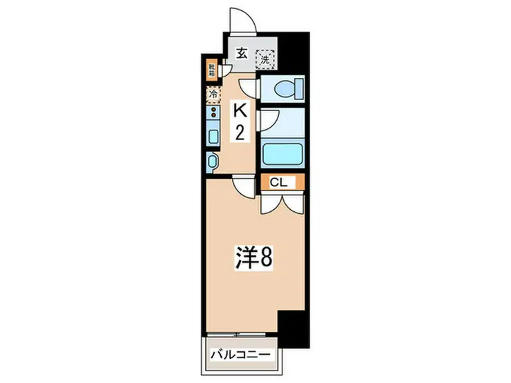 ミラダリッジ 6階階 間取り