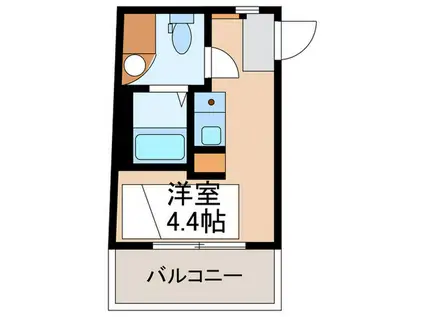 HJ PLACE HATSUDAI(ワンルーム/3階)の間取り写真