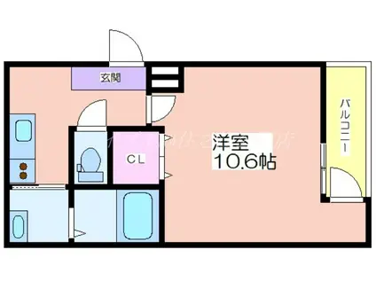 フジパレス西住之江VI番館(1K/3階)の間取り写真