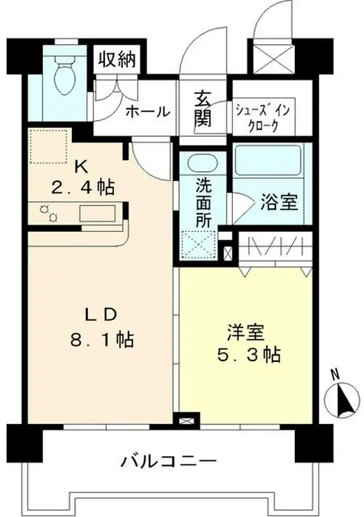 プレミアコンフォート西荻窪 2階階 間取り