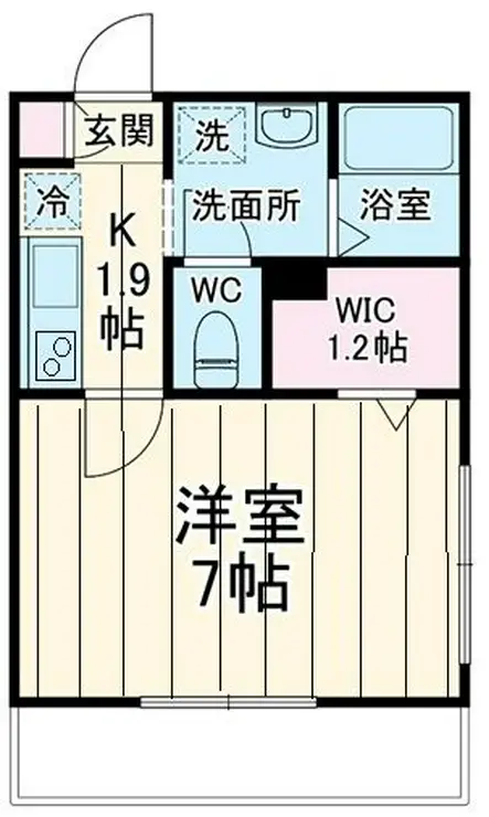 スカイヘーベル 2階階 間取り