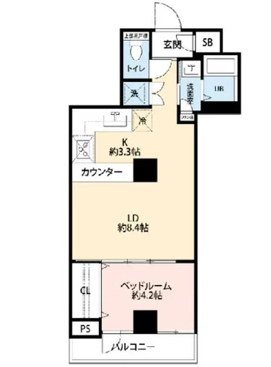 ライオンズマンション六本木 2階階 間取り