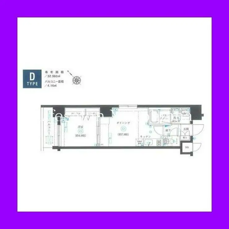 フェニックス横濱初音町 8階階 間取り