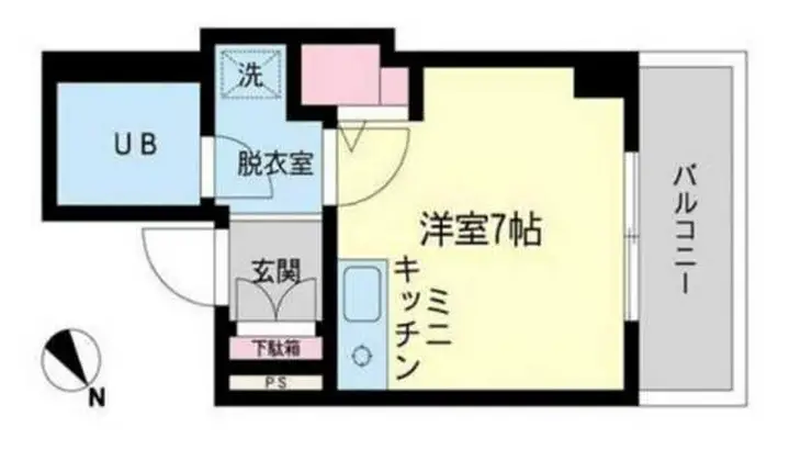 フォレストコート 6階階 間取り