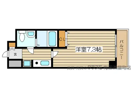 セイワパレス 堂島シティ(1K/2階)の間取り写真