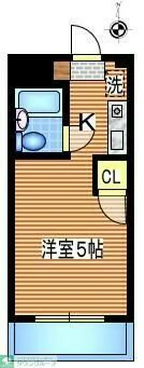 ゴールドパレス 1階階 間取り