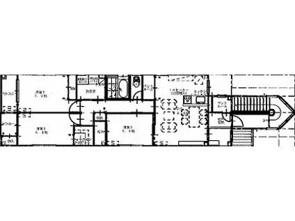 ウエストサイド御経塚3号棟(3LDK/2階)の間取り写真