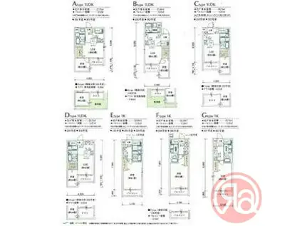 リアコート北田辺(1K/1階)の間取り写真