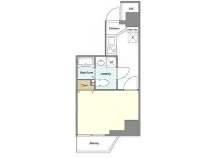 グランカーサ大森海岸(1K/6階)の間取り写真