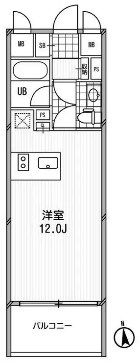 アーデン芝公園 2階階 間取り