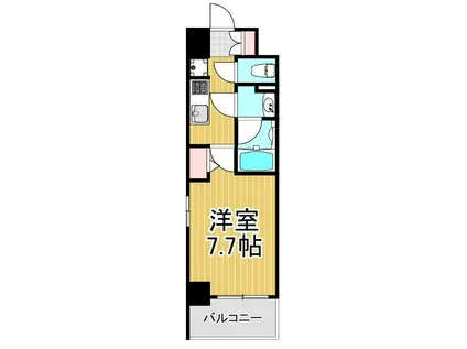 AELL亀有(1K/10階)の間取り写真