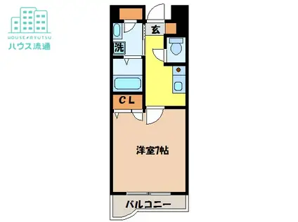 ANNEX31-V(1K/2階)の間取り写真